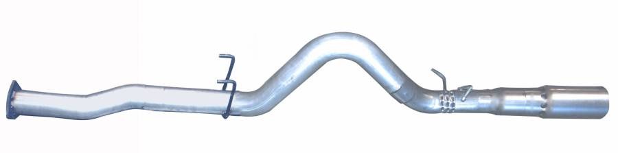 Gibson Exhst Exhaust System Kit, Exhaust System Kit Diesel Particulate Filter (DPF) Back System, Stainless Steel, Without Muffler – 619696