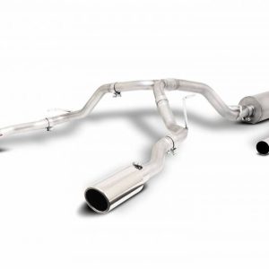 Gibson Exhst Exhaust System Kit, Exhaust System Kit Cat Back System, Stainless Steel, With Muffler, 2-1/2 Inch Pipe Diameter – 65682