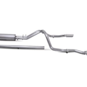 Gibson Exhst Exhaust System Kit, Exhaust System Kit Cat Back System, Stainless Steel, With Muffler, 3-1/2 Inch to 2-1/2 Inch Pipe Diameter – 65713