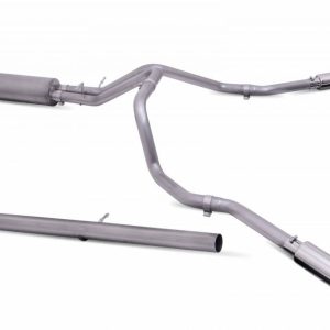 Gibson Exhst Exhaust System Kit, Dual Extreme Cat Back System, Stainless Steel, With Muffler, 3-1/2 Inch to 2-1/2 Inch Pipe Diameter – 65714