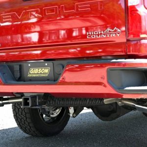 Gibson Exhst Exhaust System Kit, Dual Extreme Cat Back System, Stainless Steel, With Muffler, 3-1/2 Inch to 2-1/2 Inch Pipe Diameter – 65714