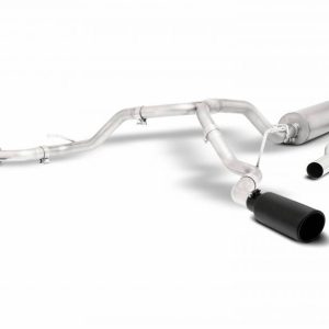 Gibson Exhst Exhaust System Kit, Black Elite Series Cat-Back System, Stainless Steel, With Muffler, 3-1/2 Inch to 2-1/2 Inch Pipe Diameter – 65714B