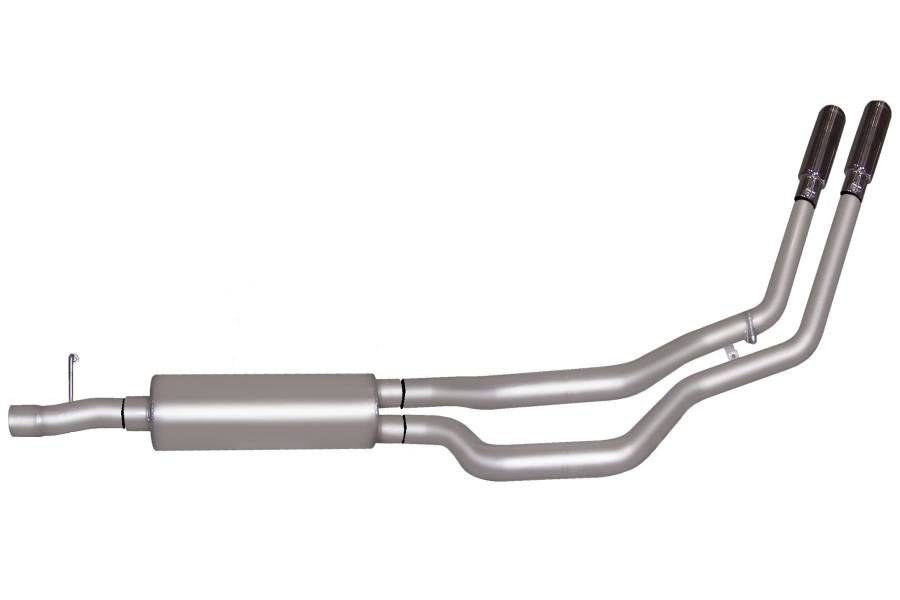 Gibson Exhst Exhaust System Kit, Dual Sport Cat Back System, Stainless Steel, With Muffler, 2-1/2 Inch Pipe Diameter – 69127