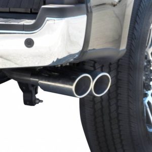 Gibson Exhst Exhaust System Kit, Dual Sport Cat Back System, Stainless Steel, With Muffler, 3 Inch to 2-1/2 Inch Pipe Diameter – 69136