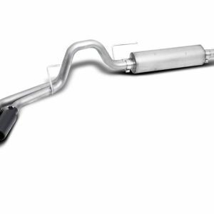 Gibson Exhst Exhaust System Kit, Black Elite Series Cat-Back System, Stainless Steel, With Muffler, 3 Inch to 2-1/2 Inch Pipe Diameter – 69225B