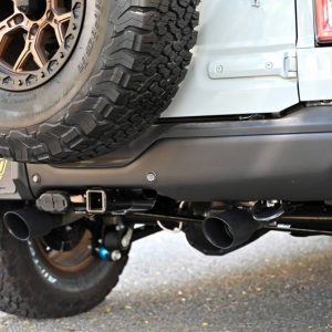 Gibson Exhst Exhaust System Kit, Black Elite Series Cat-Back System, Stainless Steel, With Muffler, 3 Inch to 2-1/2 Inch Pipe Diameter – 69551B