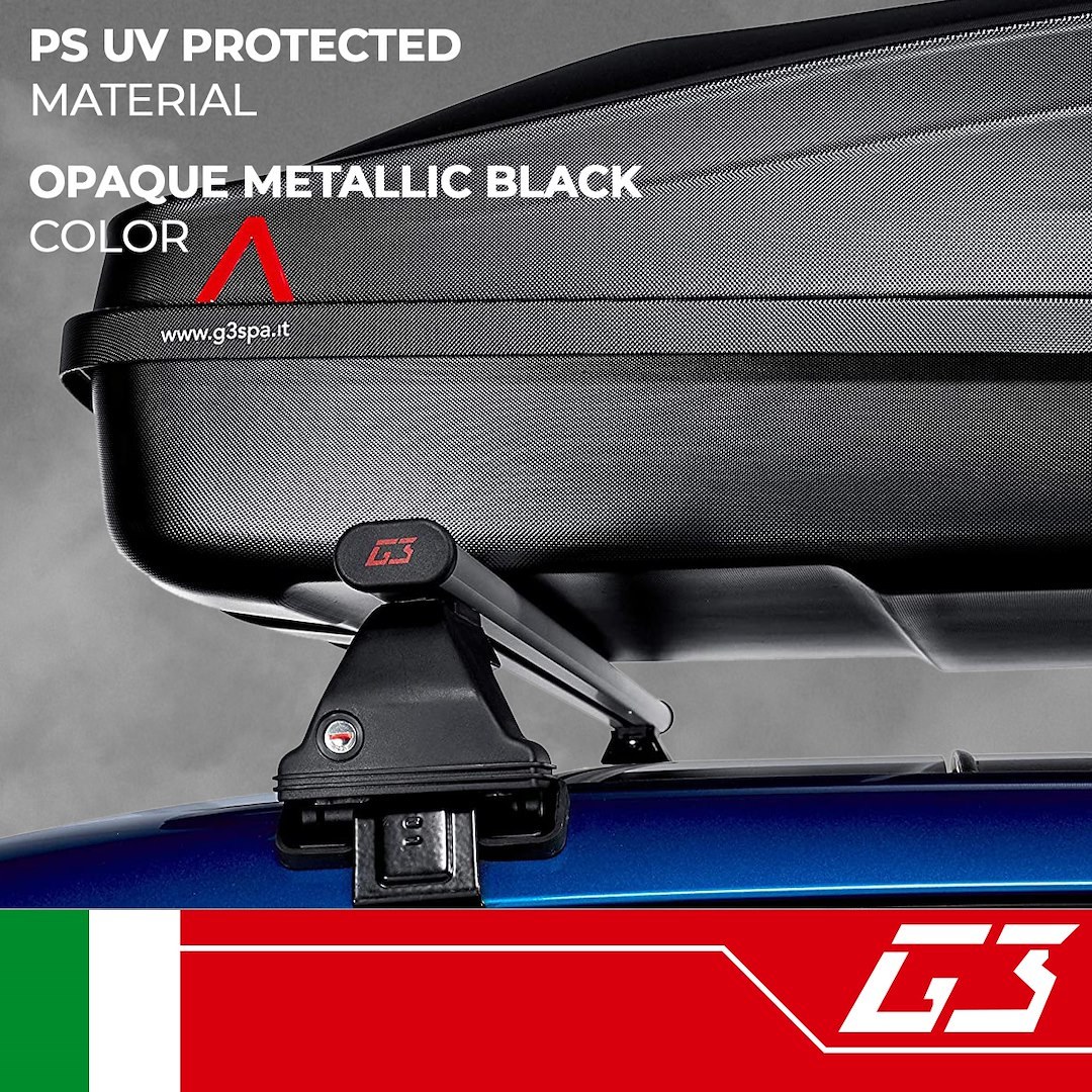G3 S.p.a Cargo Carrier, Spark 320, Box Style, 110.23 Pound Max Load, 52.68 Inch Long X 28.74 Inch Wide X 14.17 Inch High – 22.400