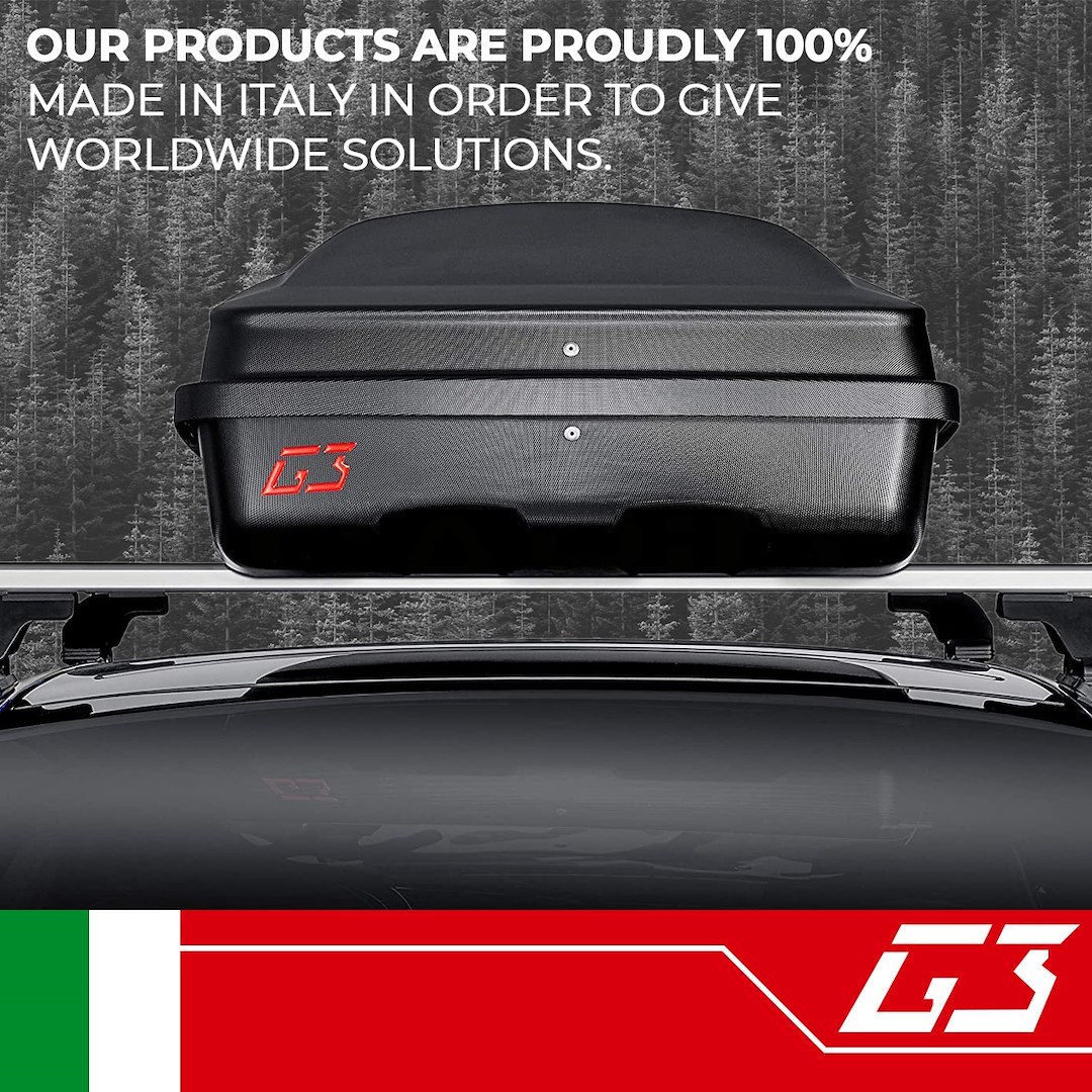 G3 S.p.a Cargo Carrier, Spark 320, Box Style, 110.23 Pound Max Load, 52.68 Inch Long X 28.74 Inch Wide X 14.17 Inch High – 22.400