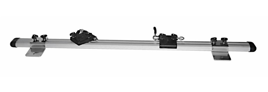G3 S.p.a Bike Rack, Genova, Mounts Inside Truck Bed/ Minivans and Suvs, Holds 4 Bikes, Fork Mount, Without Lock, Silver, Aluminum – 23.651