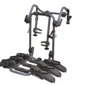 G3 S.p.a Bike Rack, Pure Instinct, Trunk/ Hatch Mount, Holds 3 Bikes, Frame Clamp, Without Lock, Foldable, Steel – 23.709/3