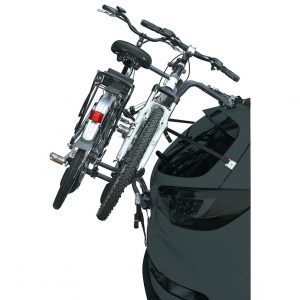 G3 S.p.a Bike Rack, Pure Instinct, Trunk/ Hatch Mount, Holds 3 Bikes, Frame Clamp, Without Lock, Foldable, Steel – 23.709/3