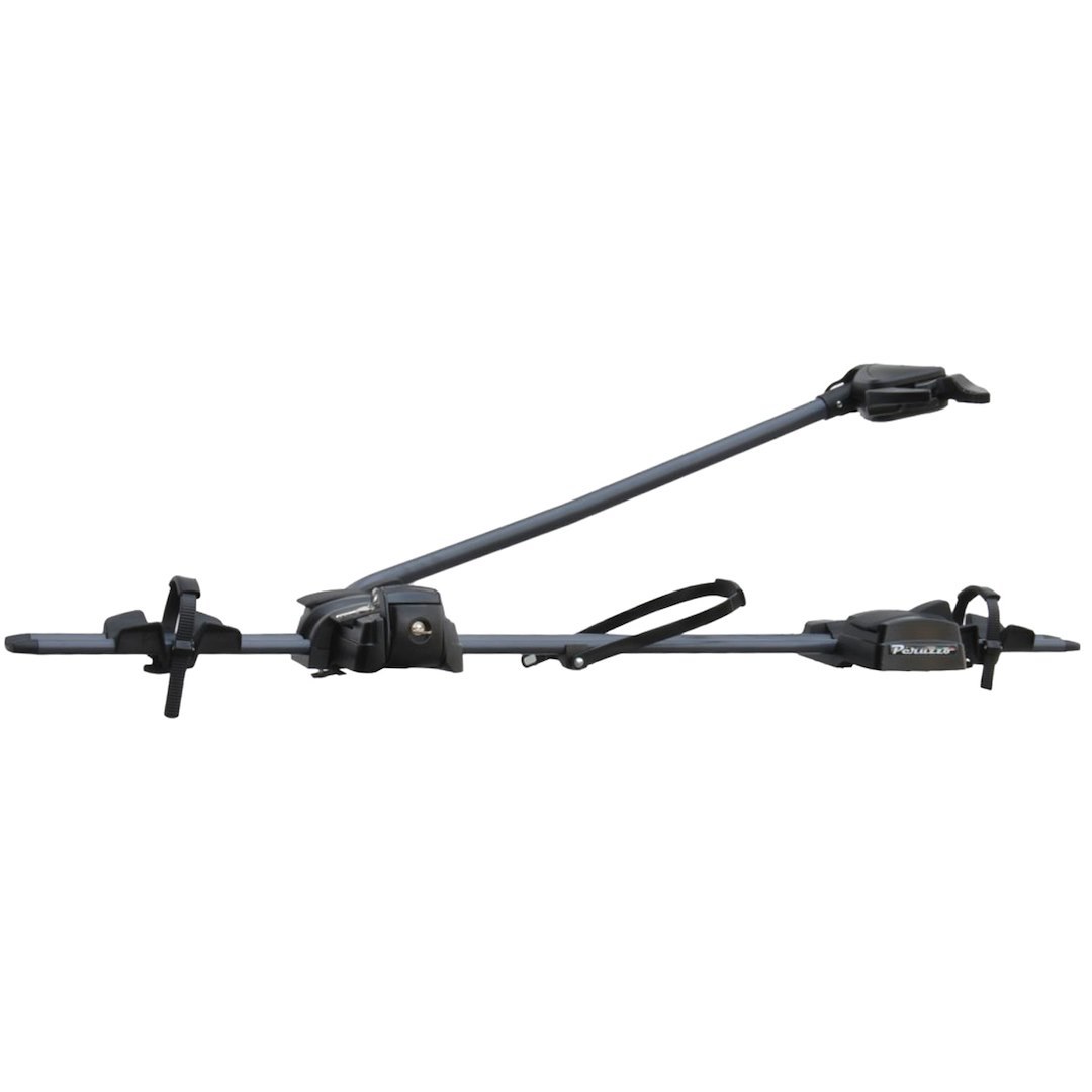 G3 S.p.a Bike Rack, Pure Instinct, Mounts to Roof Bar, Holds 1 Bike, Frame Clamp, Without Lock, Black, Aluminum Track/ Steel Arm – 23.710