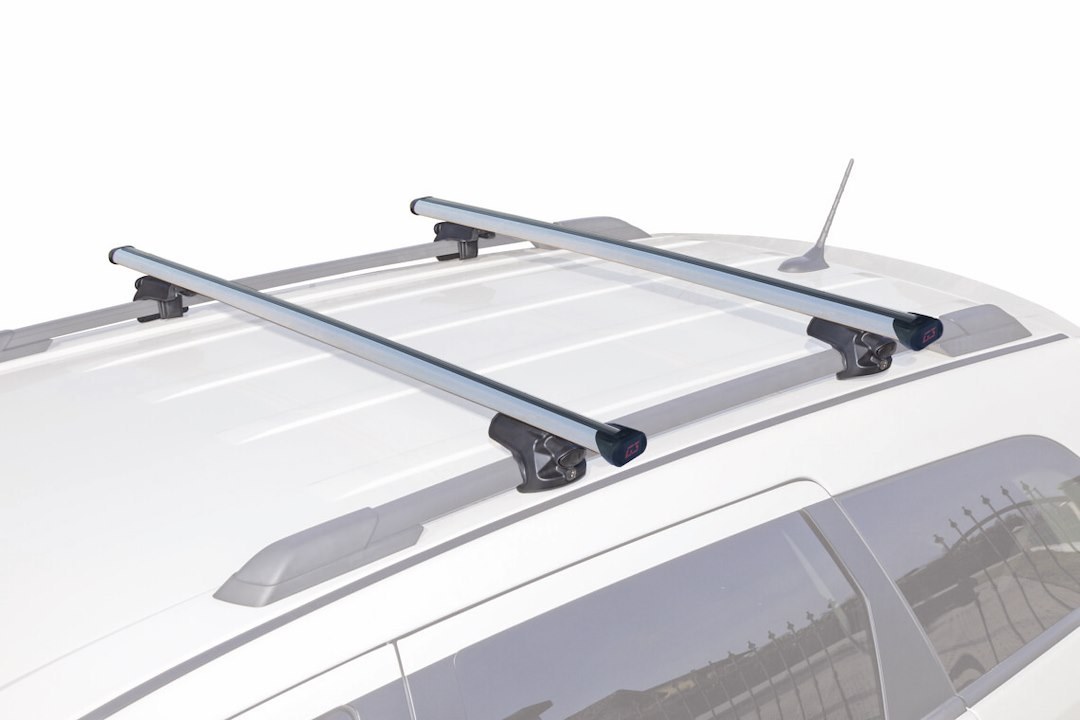 G3 S.p.a Roof Rack Cross Bar, Open, 57.09 Inch, 165.35 Load Capacity, Silver, Aluminum, Set of 2 – 60.045