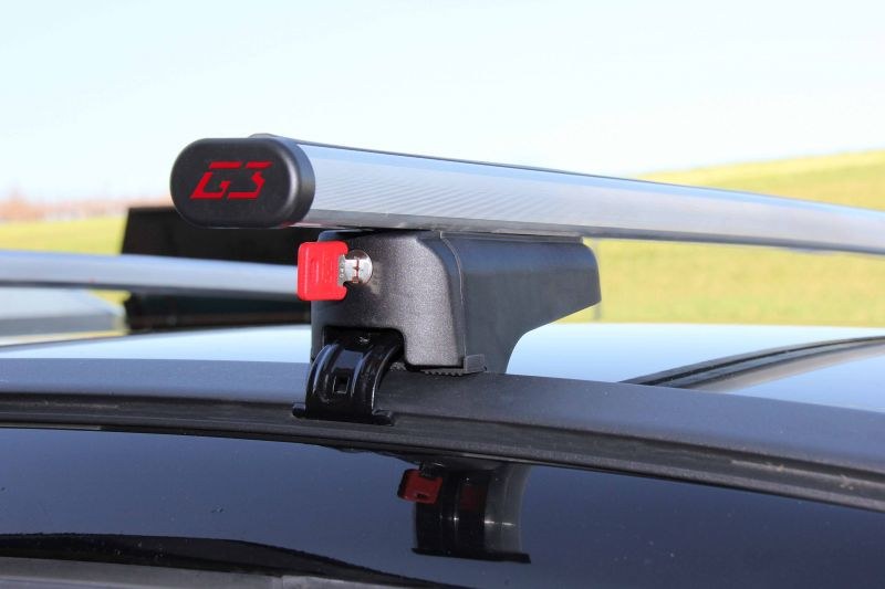 G3 S.p.a Roof Rack Cross Bar, Clop, 50 Inch, 165.35 Load Capacity, Silver, Aluminum, Set of 2 – 60.130