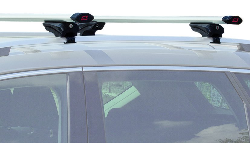 G3 S.p.a Roof Rack Cross Bar, Clop.airflow, 50 Inch, 165.35 Load Capacity, Silver, Aluminum, Set of 2 – 60.230