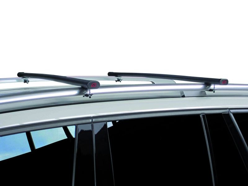 G3 S.p.a Roof Rack Cross Bar, Open, 48.03 Inch, 165.35 Load Capacity, Black, Steel, Set of 2 – 61.122
