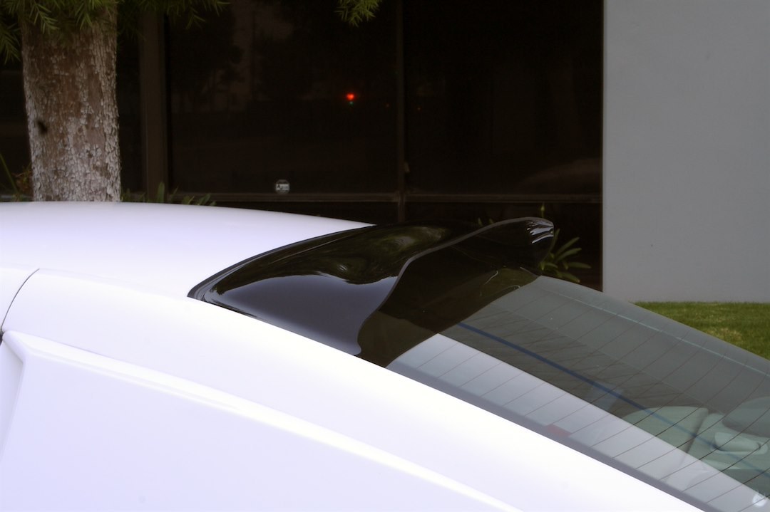 Gt Styling Rear Window Deflector, Solarwing ®, Smoke, Acrylic – 51156