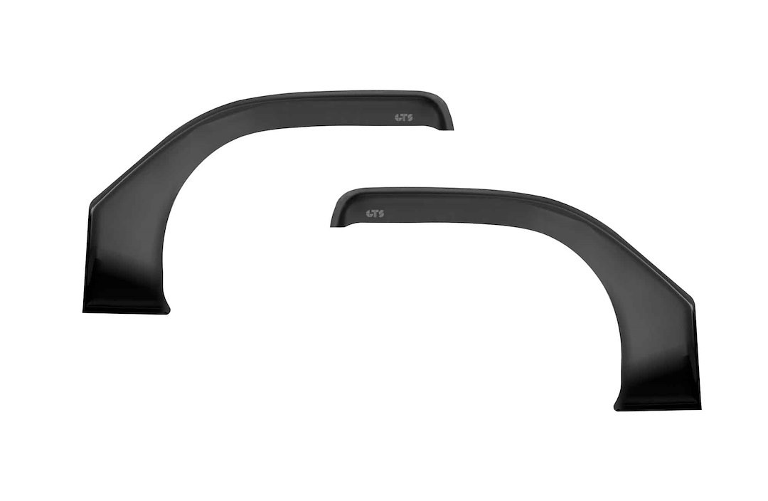 Gt Styling Rainguard, Bubble Ventgards ™, Extended Bubble Design, Tape-On, Smoke, Acrylic, Set of 2 – 82741S