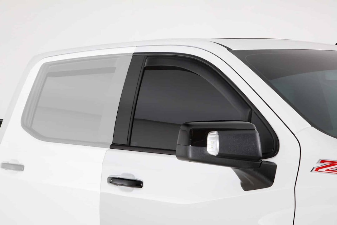 Gt Styling Rainguard, Ventgard ® Snap, Aerodynamic Design, IN-Channel, Smoke, Acrylic, Set of 2 – 83541