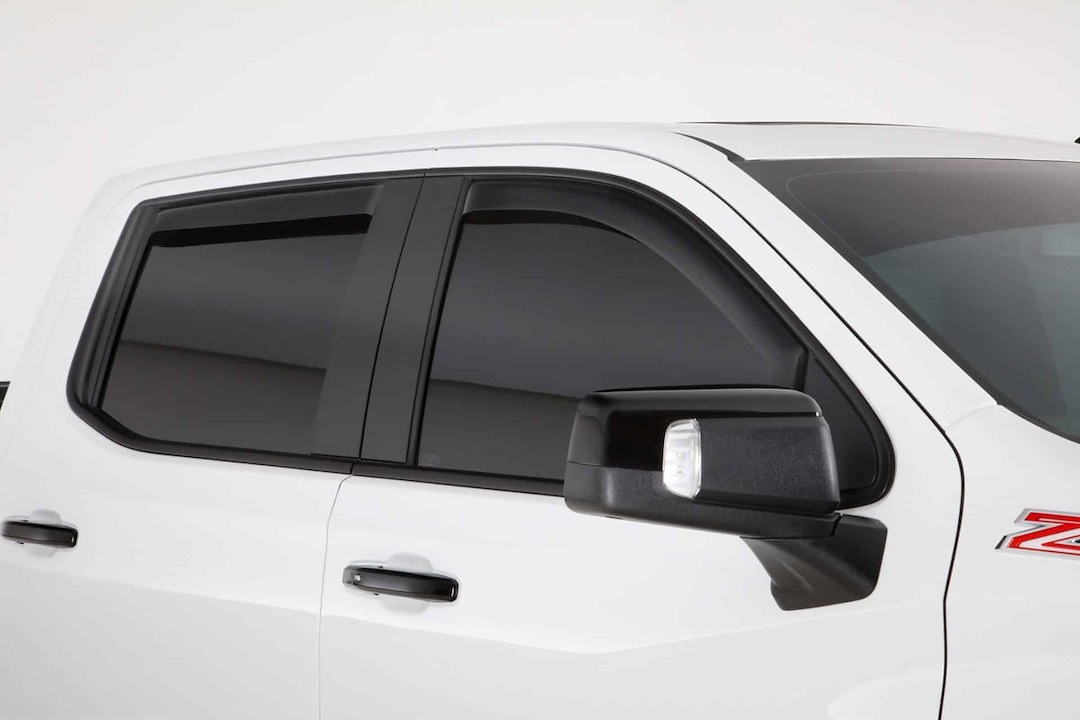 Gt Styling Rainguard, Ventgard ® Snap, Aerodynamic Design, IN-Channel, Smoke, Acrylic, Set of 4 – 85541
