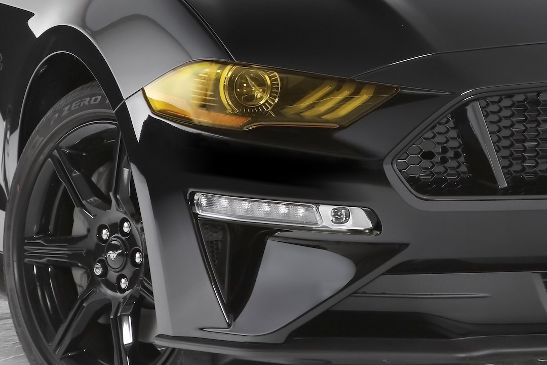 Gt Styling Headlight Cover, Transparent Yellow, Acrylic, Set of 2 – GT0995Y