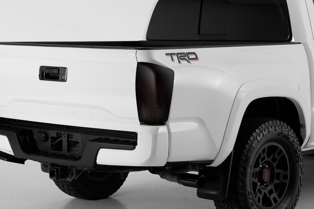 Gt Styling Tail Light Cover, Solid, Smoke, Acrylic, 3M Dual Lock, Set of 2, With Mounting Hardware – GT1740