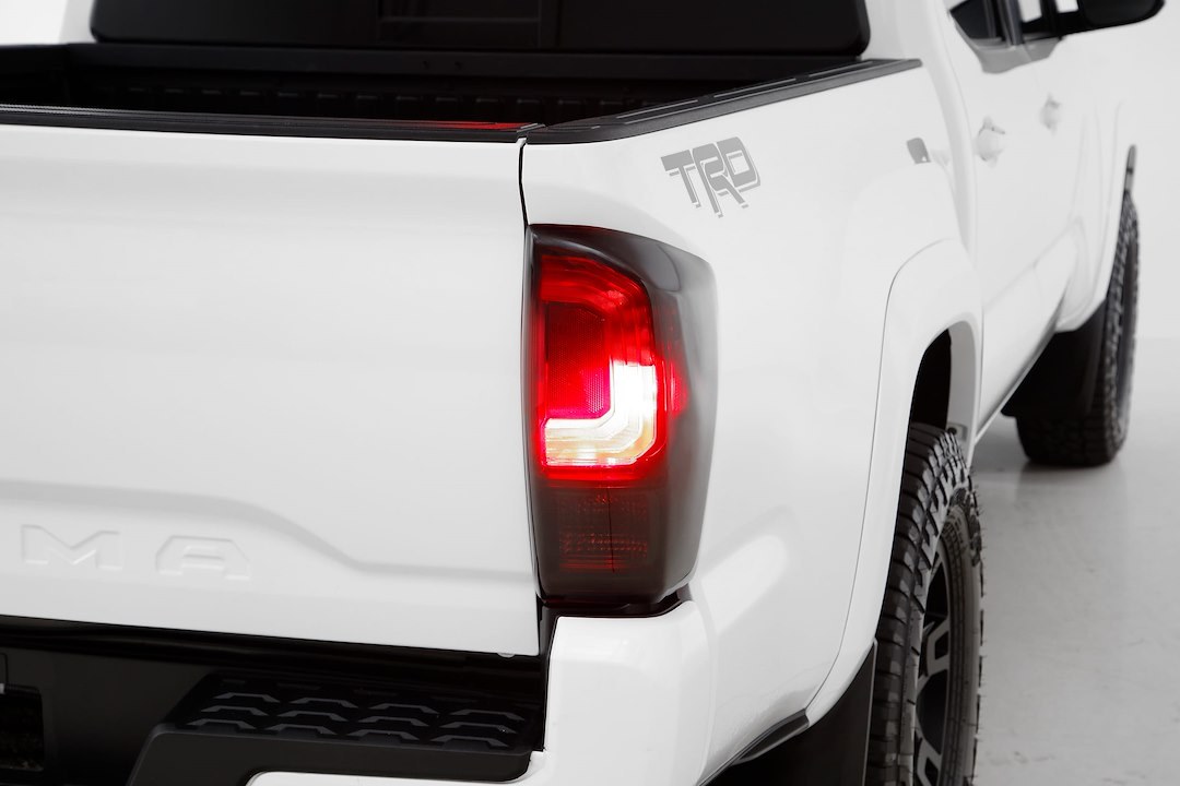 Gt Styling Tail Light Cover, Solid, Smoke, Acrylic, 3M Dual Lock, Set of 2, With Mounting Hardware – GT1740