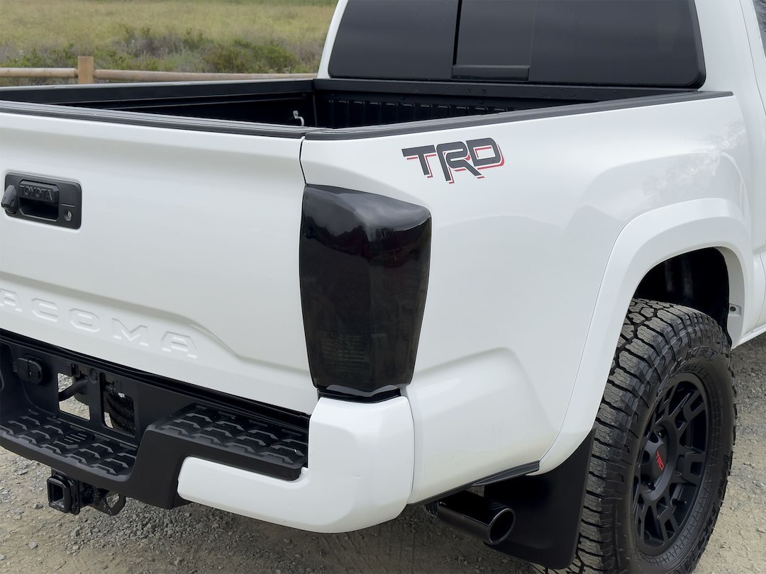 Gt Styling Tail Light Cover, Solid, Smoke, Acrylic, 3M Dual Lock, Set of 2, With Mounting Hardware – GT1740