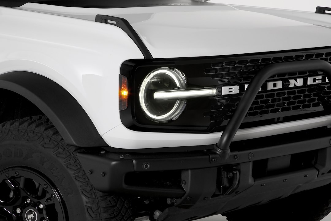 Gt Styling Headlight Cover, Full Cover, Without Design, Smoke, Acrylic, Set of 4 – GT2160S