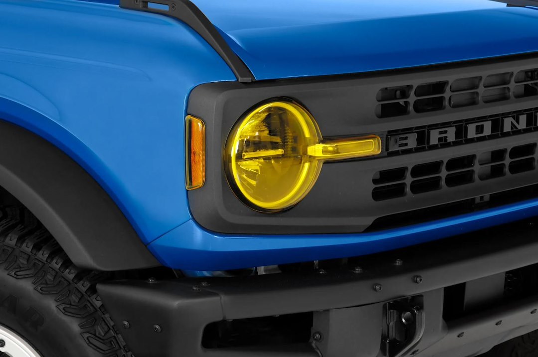 Gt Styling Headlight Cover, Full Cover, Without Design, Transparent Yellow, Acrylic, Set of 2 – GT2260Y