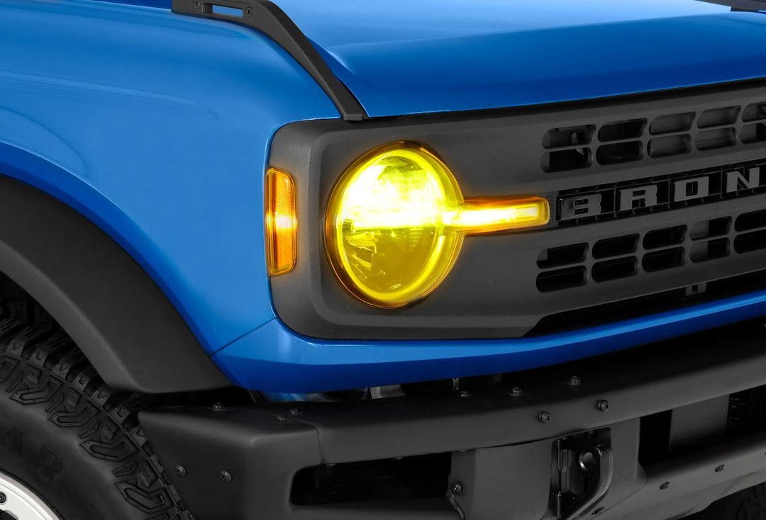 Gt Styling Headlight Cover, Full Cover, Without Design, Transparent Yellow, Acrylic, Set of 2 – GT2260Y