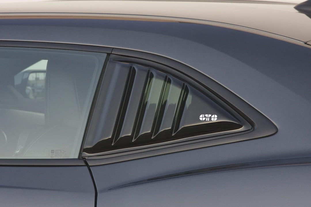 Gt Styling Window Louver, Rear Quarter Window, Louvered, Smoke, Composite – GT4172S
