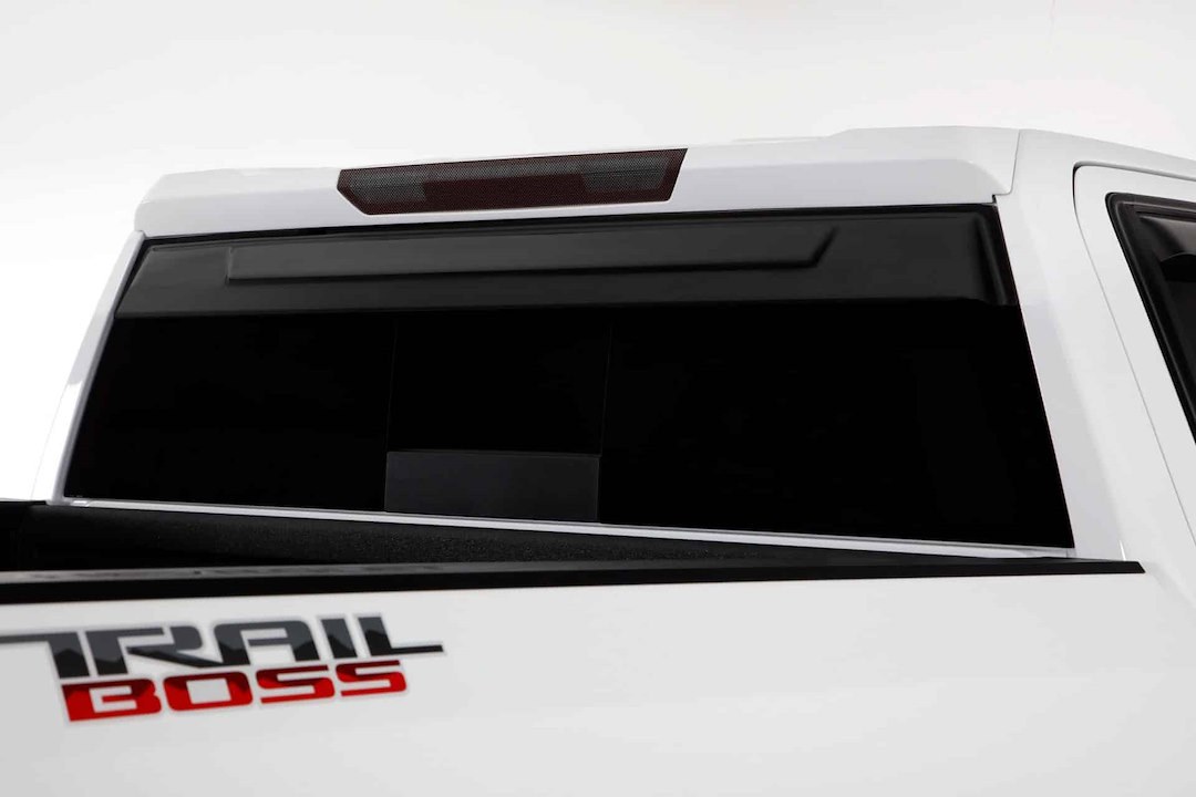 Gt Styling Rear Window Deflector, Carbon Fiber, Acrylic – GT4980BLX