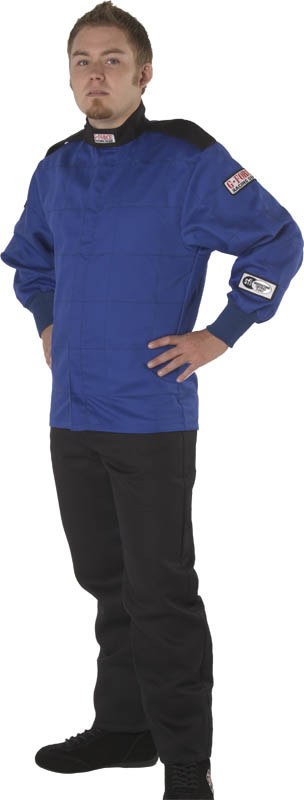 G-Force Racing Apparel, Jacket, Adult 4 Extra Large, Sfi 3.2A/1 Rated, Thermal Protective Performance 10, Black, 1 Layer Pyrovatex Fabric – 41264XLBK