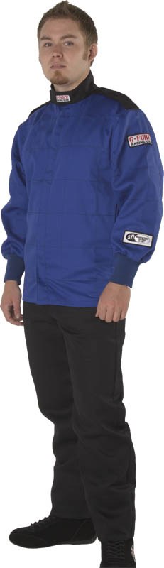 G-Force Racing Apparel, Jacket, Adult 4 Extra Large, Sfi 3.2A/1 Rated, Thermal Protective Performance 10, Black, 1 Layer Pyrovatex Fabric – 41264XLBK