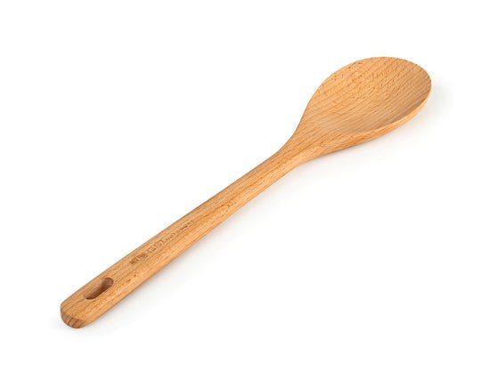 G.s.i.sports Kitchen Utensil, Rakau, Chef Spoon, Natural Oil, Beech Wood, 12 Inch Length X 2-1/2 Inch Width X 1/2 Inch Height – 46121
