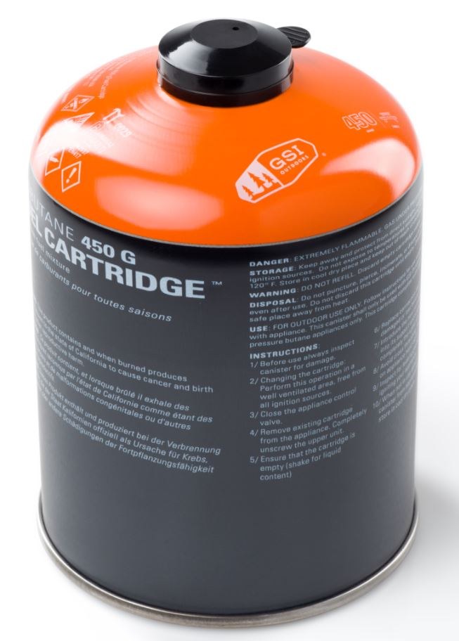 G.s.i.sports Camping Fuel Canister, Isobutane, 450 Gram, Single – 56024