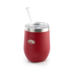 G.s.i.sports Travel Mug, Glacier Stainless ®, 12 Ounce Capacity, Press-Fit Lid with Straw, Vacuum Insulated Wall, Without Handle – 63351