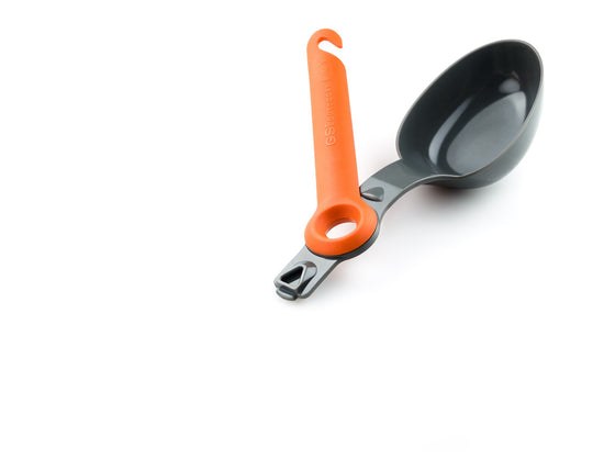 G.s.i.sports Kitchen Utensil, Kitchen Spoon, Oval Shape, Orange Nylon Handle – 74330