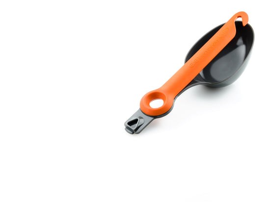 G.s.i.sports Kitchen Utensil, Kitchen Spoon, Oval Shape, Orange Nylon Handle – 74330