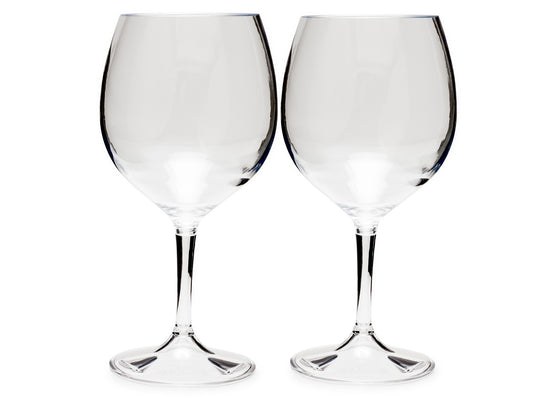 G.s.i.sports Drinking Glass, Nesting Red Wine Glass, Clear, Set of 2 – 79312