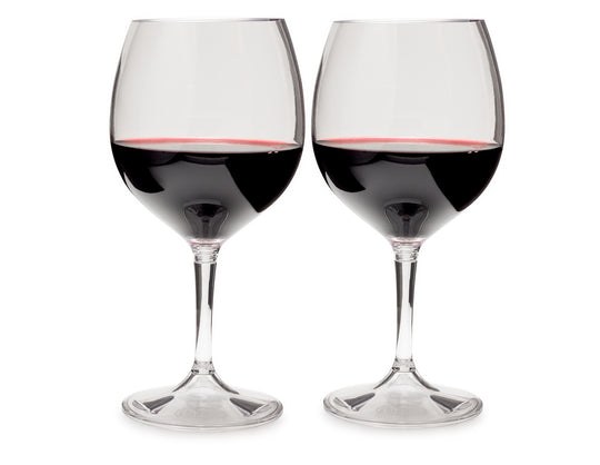 G.s.i.sports Drinking Glass, Nesting Red Wine Glass, Clear, Set of 2 – 79312