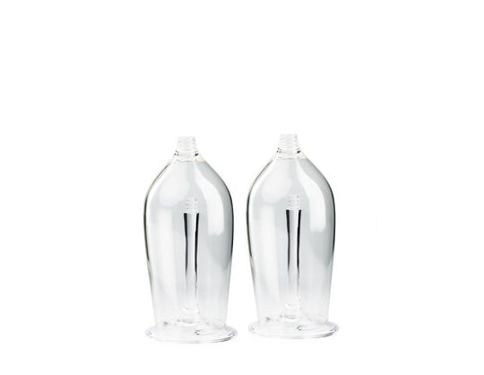G.s.i.sports Drinking Glass, Nesting Champagne Flute Glass, Clear, Set of 2 – 79332