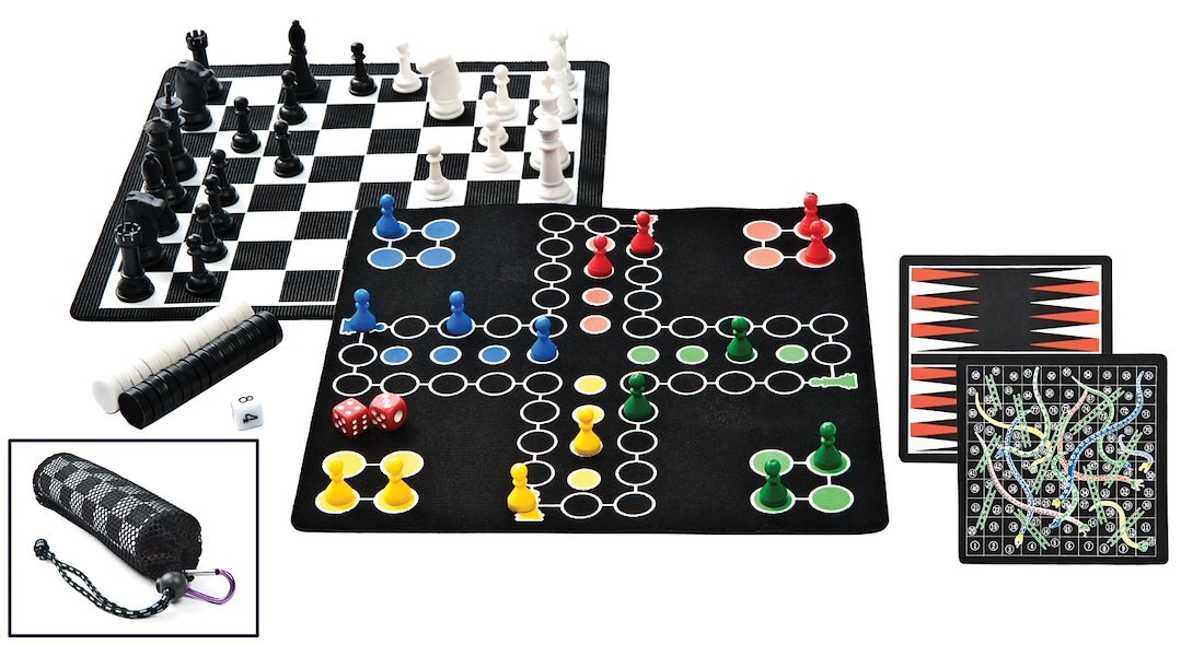 G.s.i.sports Board Game, Backpack 5 IN 1 Magnetic Game Set, 2 Players – 99960