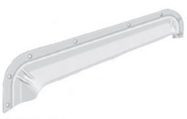 Grace Mfg Drip Rail, Used to Divert Rain and Melting Snow from Door and Windows, 40 Inch Length, Aluminum – 304000