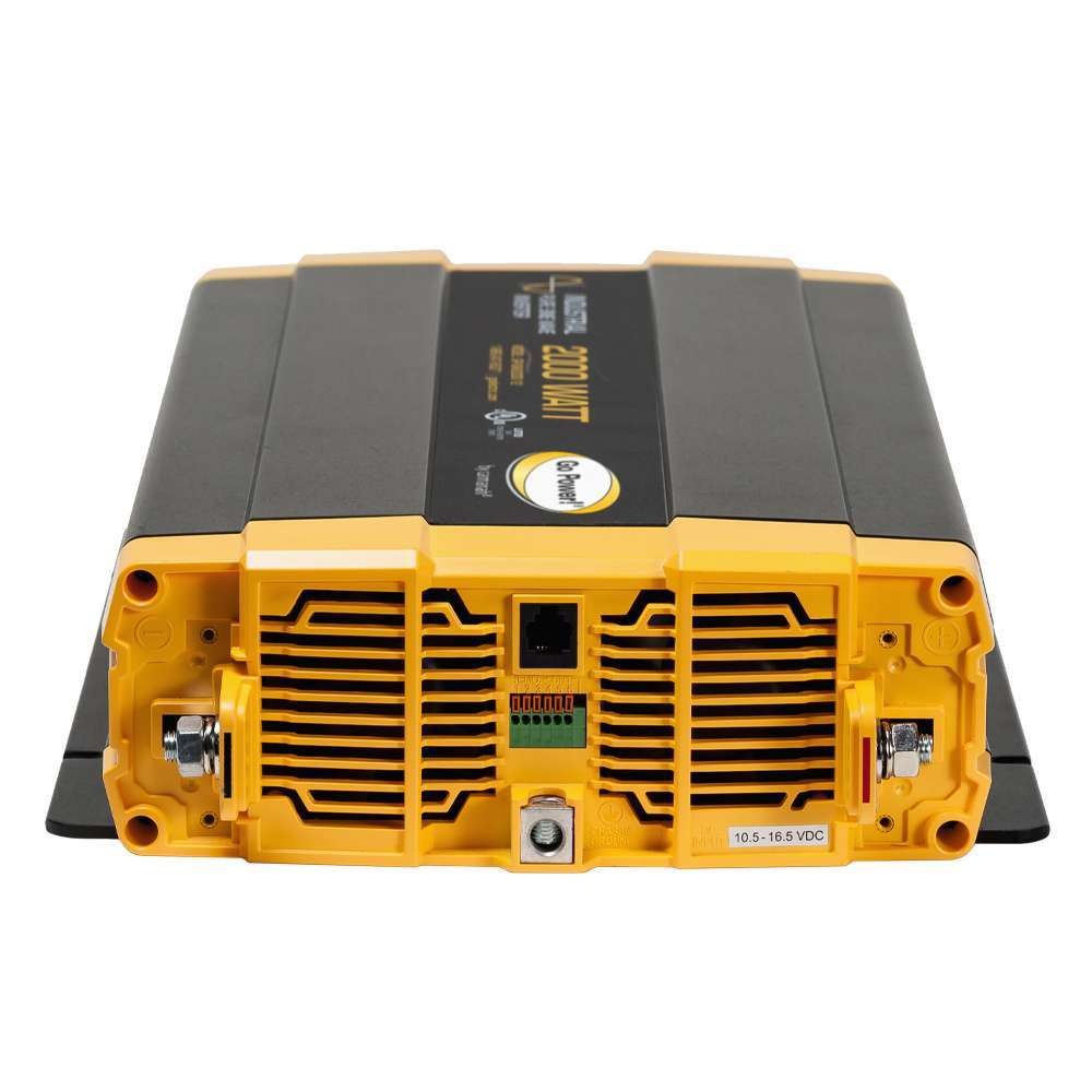 Go Power Power Inverter, Inverts 10.5 to 16.5 Volt DC to 100 to 120 Volt AC, Pure Sine Wave Inverter – GP-ISW2000-12