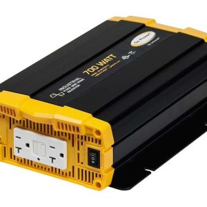 Go Power Power Inverter, Inverts 10.5 to 16.5 Volt DC to 100 to 120 Volt AC, Pure Sine Wave Inverter – GP-ISW700-12