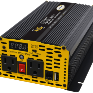 Go Power Power Inverter, Inverts 12 Volt DC to 115 Volt AC, Modified Sine Wave Inverter, 1000 Watts Output/ 1300 Watts Surge – GP-1000HD
