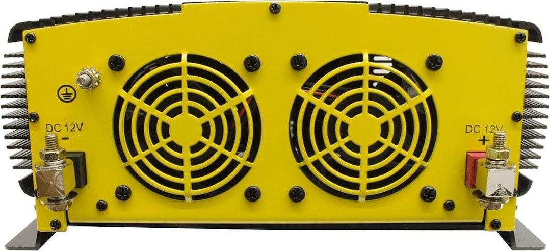 Go Power Power Inverter, Inverts 10.5/15 Volt DC to 115 Volt AC, Modified Sine Wave Inverter, 3000 Watts Output/ 6000 Watts Surge – GP-3000HD
