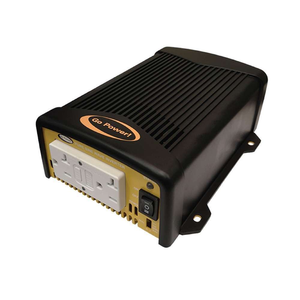 Go Power Power Inverter, Inverts 10.5 to 16.5 Volt DC to 100 to 120 Volt AC, Pure Sine Wave Inverter, 400 Continuous Watts – GP-ISW400-12